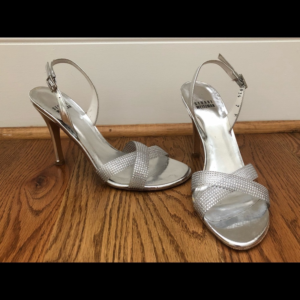 Stuart Weitzman Crystal heels/sandals